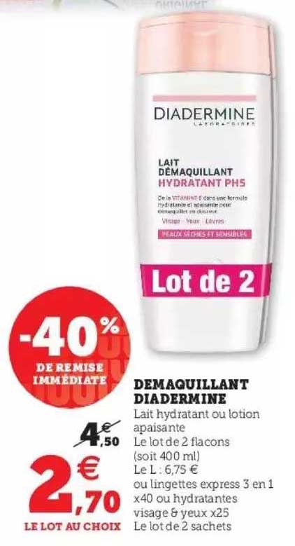 Démaquillant Diadermine