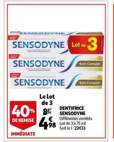 Dentifrice Sensodyne