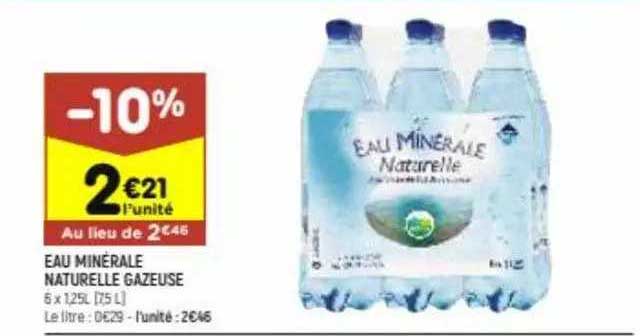 Eau Minérale Naturelle Gazeuse