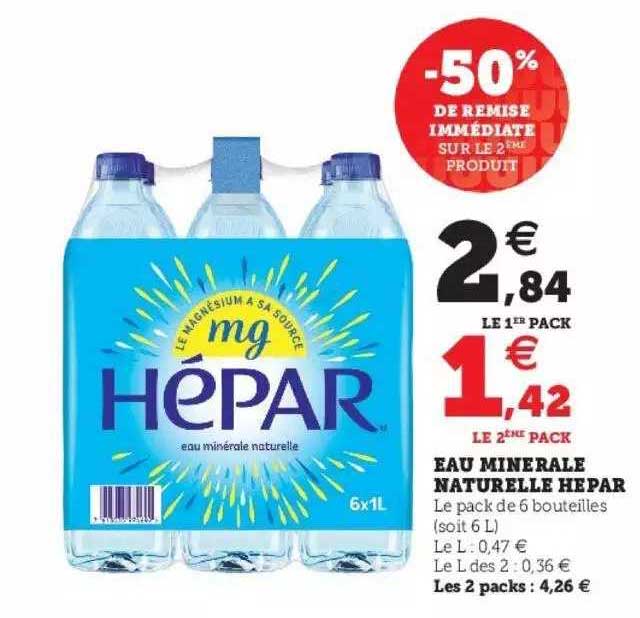 Eau Minérale Naturelle Hépar
