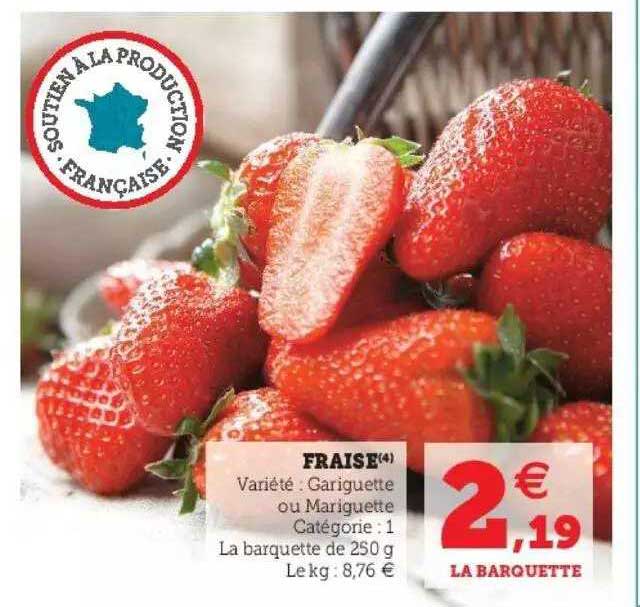 fraise gariguette ou mariguette