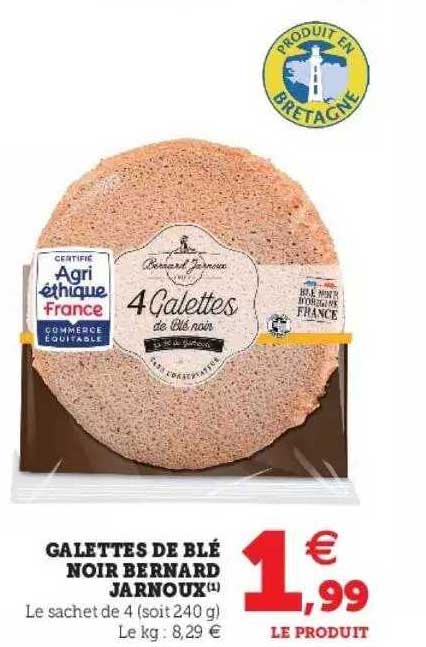 Galettes De Blé Noir Bernard Jarnoux