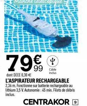 l'aspirateur rechargeable