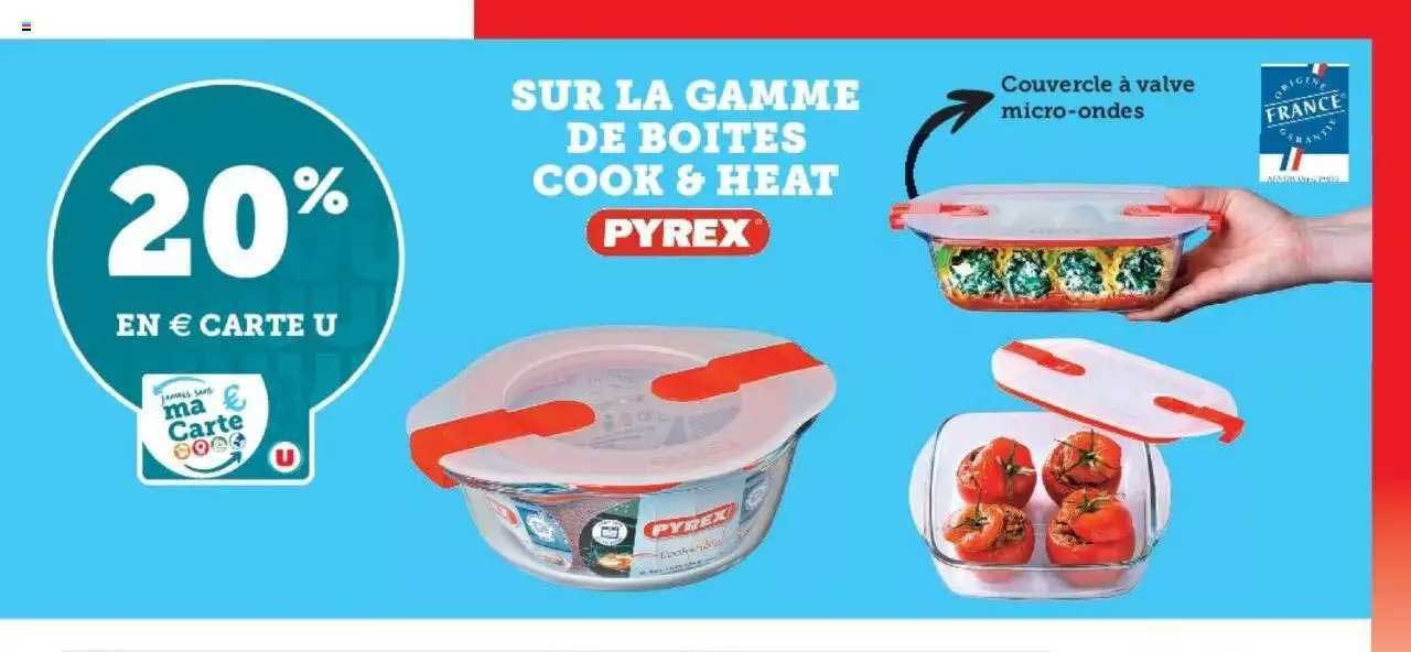 la gamme de boîtes cook & heat pyrex