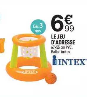 le jeu d'adresse intex