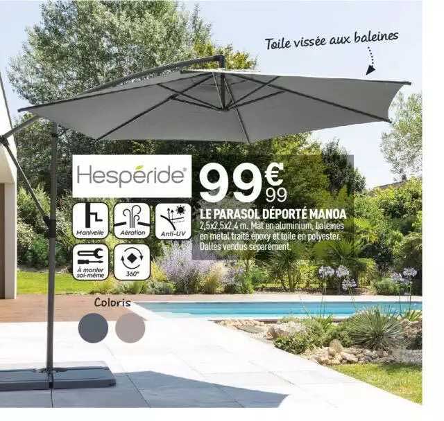 Le Parasol Déporté Manoa