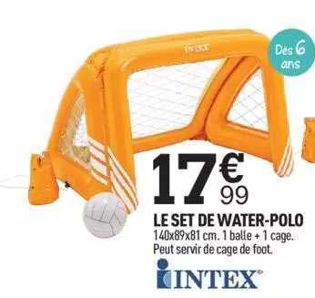Le Set De Water-polo Intex