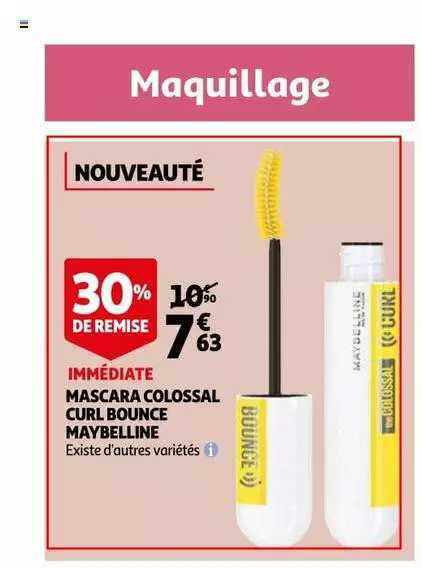 Mascara Colossal Curl Bounce Maybelline
