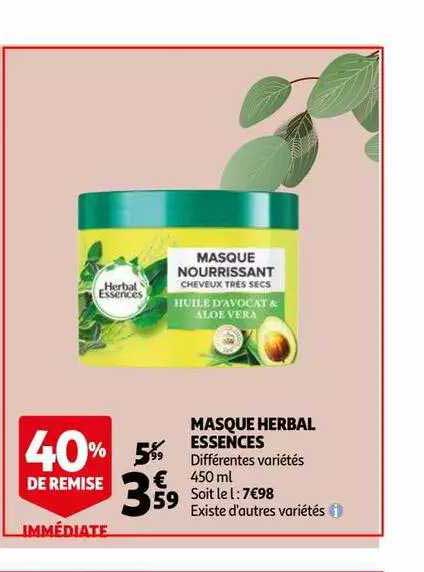 masque herbal essences