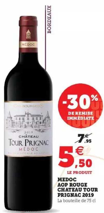médoc aop rouge château tour prignac 2019