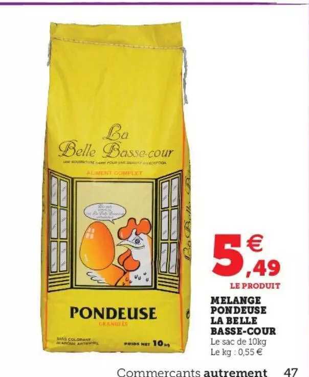 mélange pondeuse la belle basse-cour