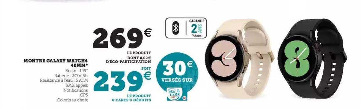 montre galaxy watch4 40mm