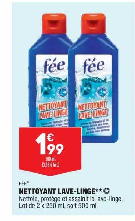 Nettoyant Lave-linge Fée