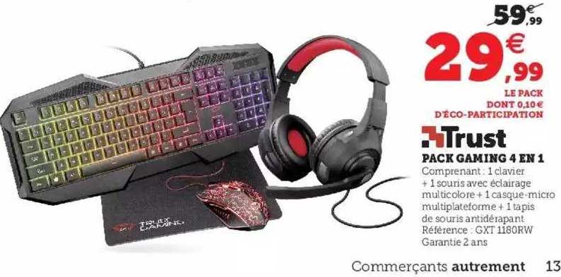 Pack Gaming 4 En 1 Trust