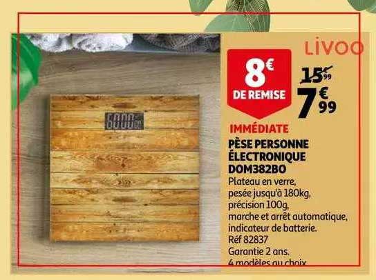 pèse personne électronique dom382bo