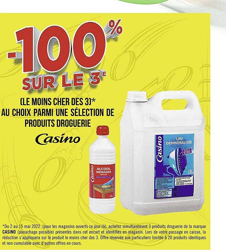 produits droguerie casino