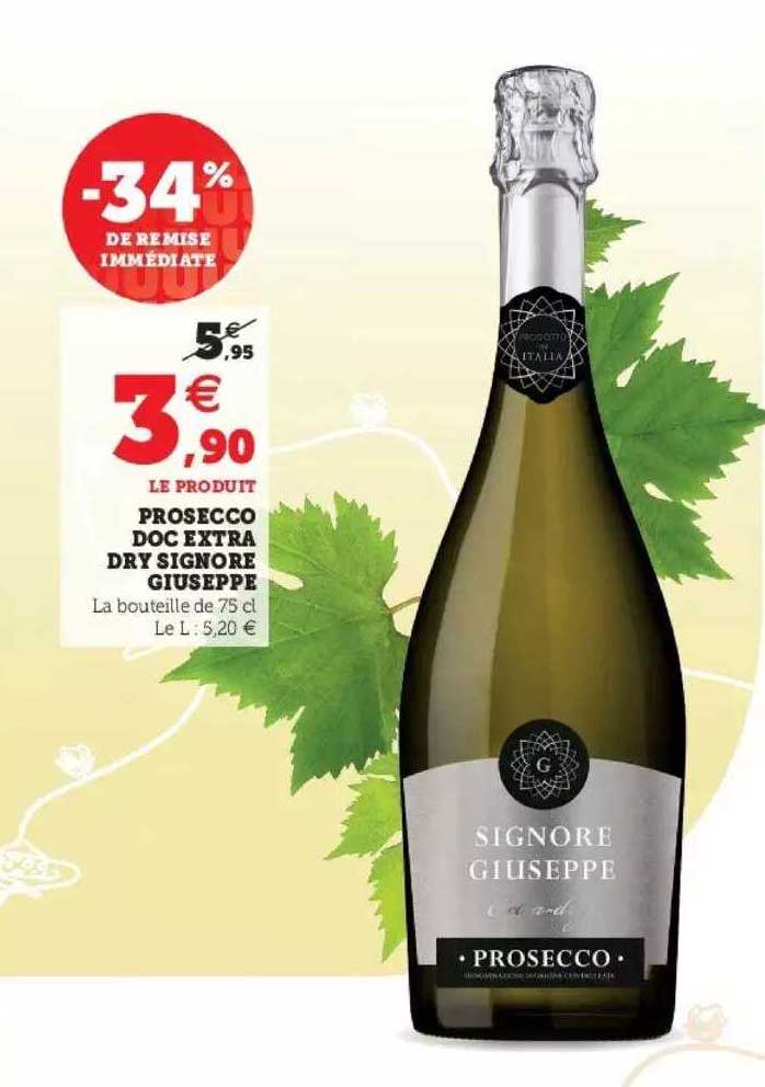 prosecco doc extra dry signore giuseppe