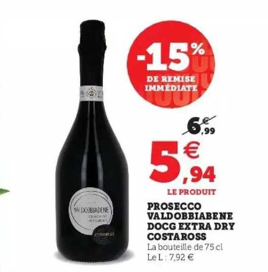 Prosecco Valdobbiabene Docg Extra Dry Costaross