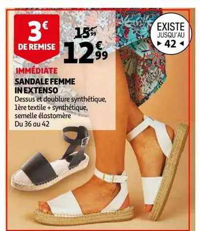 sandale femme in extenso