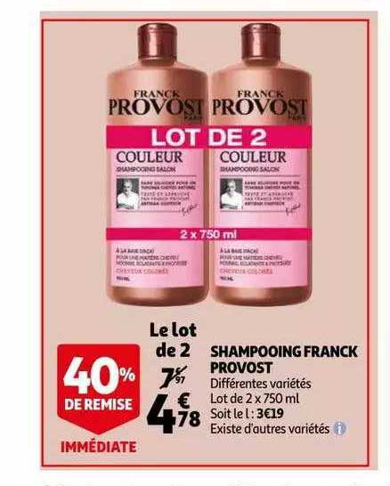 shampooing franck provost