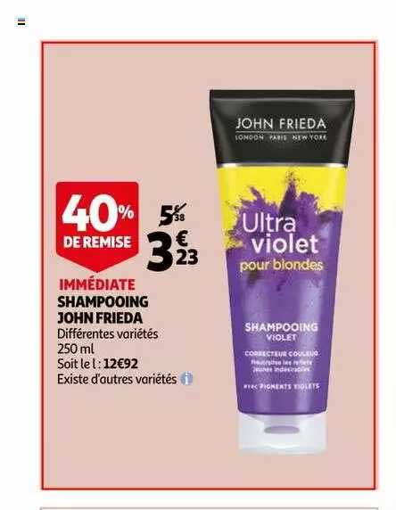 shampooing john frieda