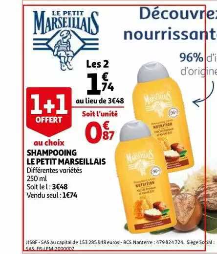 Shampooing Le Petit Marseillais