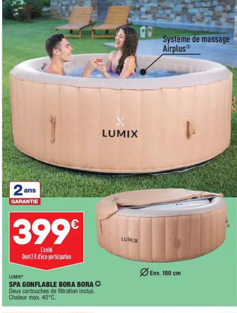 spa gonflable bora bora lumix