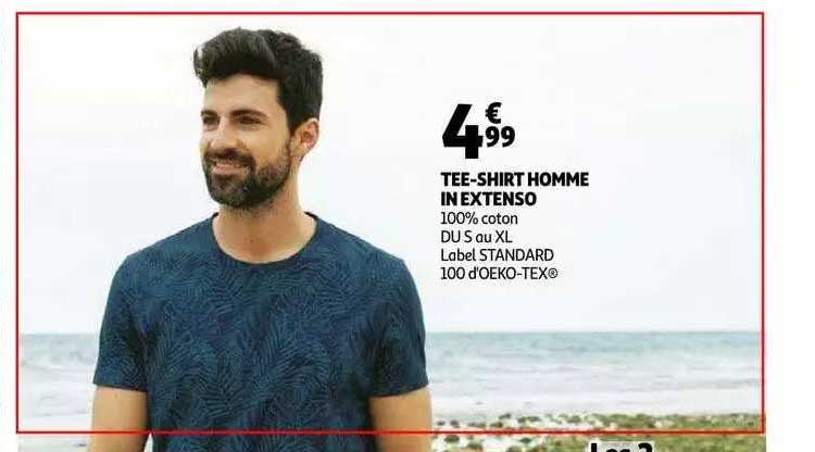 tee-shirt homme in extenso