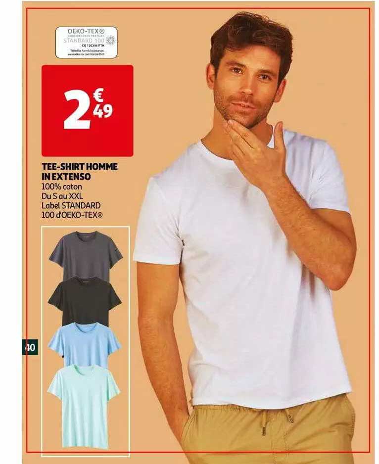 tee-shirt homme in extenso