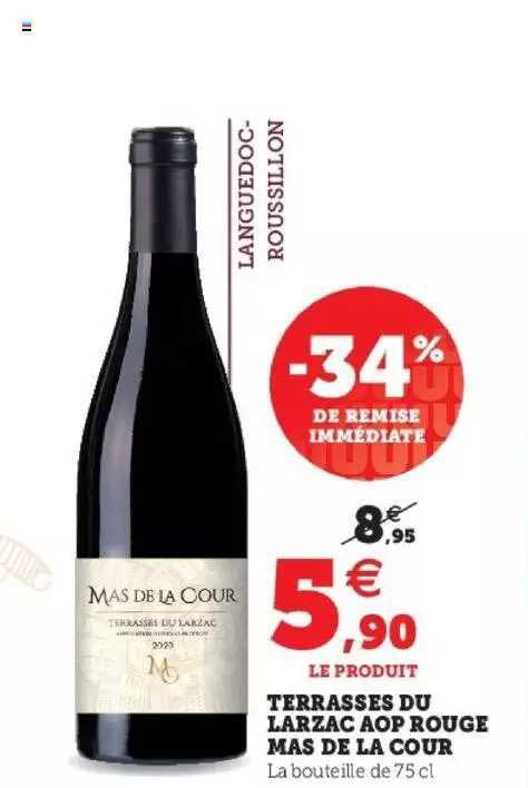 terrasses du larzac aop rouge mas de la cour