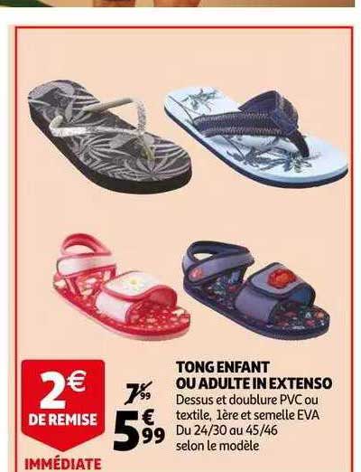 tong enfant ou adulte in extenso