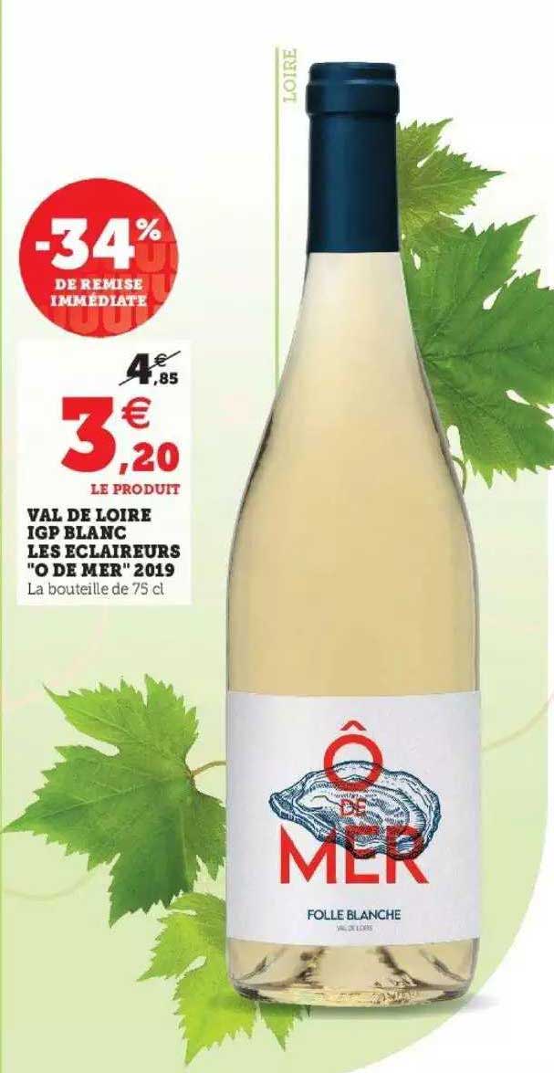 val de loire igp blanc les éclaireurs "o de mer" 2019