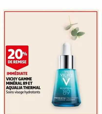 vichy gamme minéral 89 et aqualia thermal