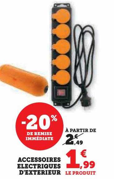 accessoires électriques d'extérieur