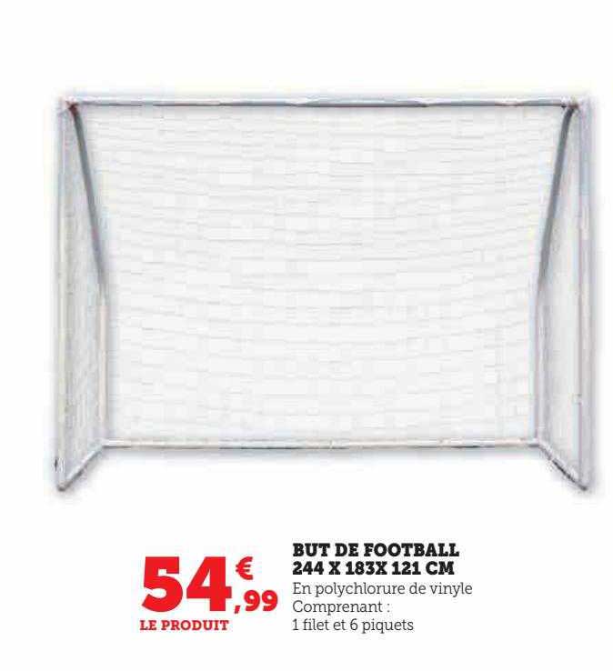 But De Football 244 X 183 X 121 Cm