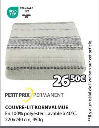 couvre-lit kornvalmue