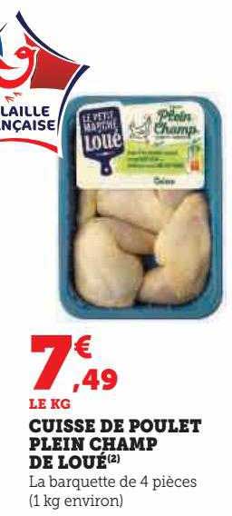 cuisse de poulet plein champ de loué