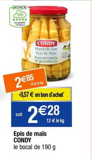 épis de maïs condy