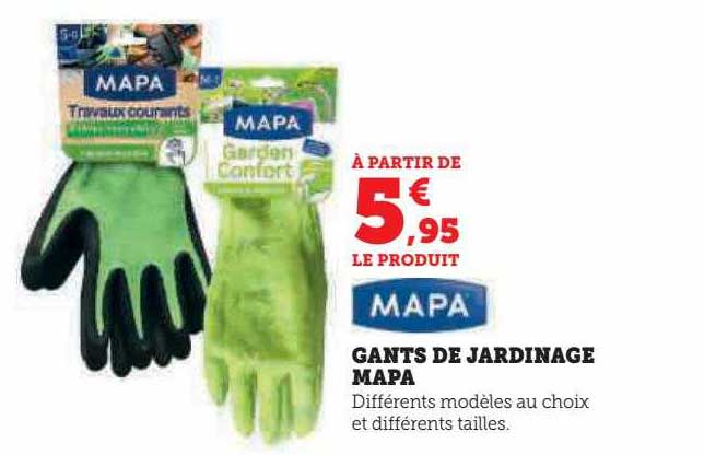 Gants De Jardinage Mapa