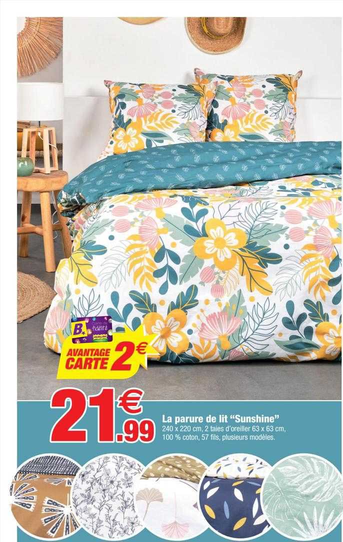 la parure de lit "sunshine"