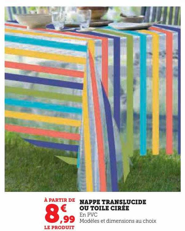 Nappe Translucide Ou Toile Cirée