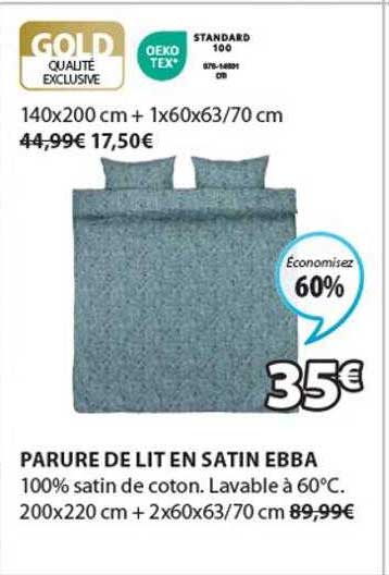 parure de lit en satin ebba