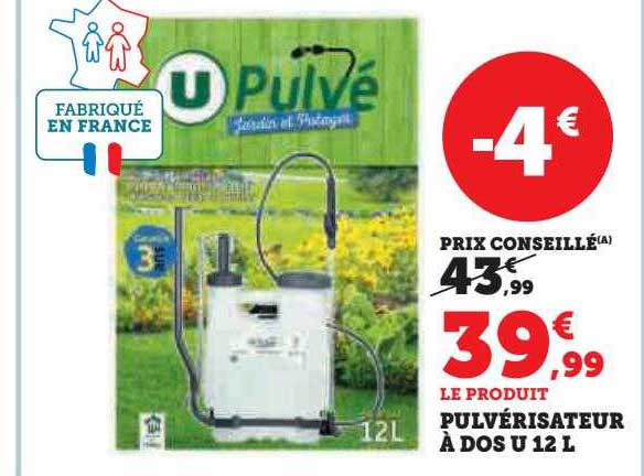 pulvérisateur à dos u 12l