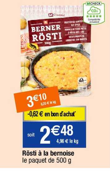 rösti à la bernoise