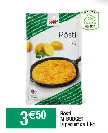 rösti m-budget