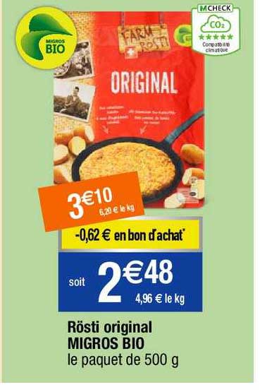 rösti original migros bio