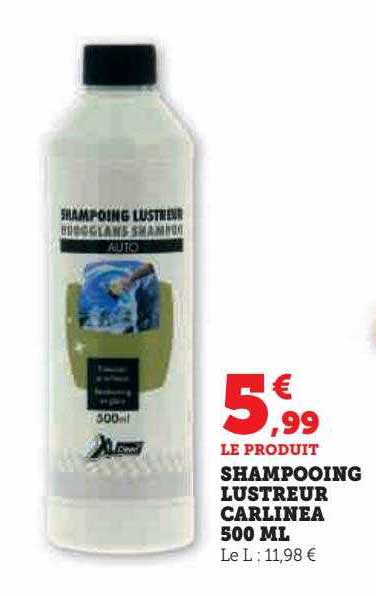 shampooing lustreur carlinéa 500ml
