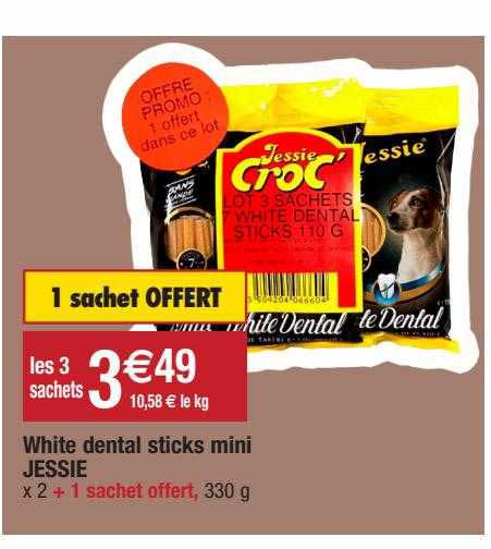 white dental sticks mini jessie