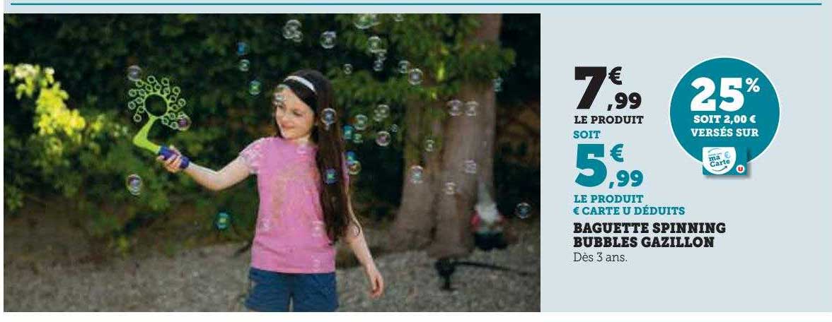 baguette spinning bubbles gazillon