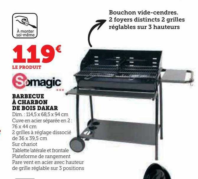 barbecue à charbon de bois dakar somagic